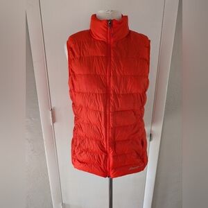 Eddie Bauer women's L Full‎ Zip Cirruslite 650 Down Puffer Vest
